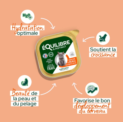 PÂTÉE RICHE EN VOLAILLE ET AUX COURGETTES POUR CHAT STÉRILISÉ - 85G