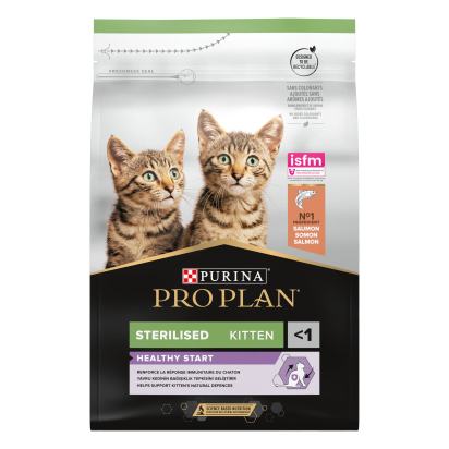 PRO PLAN Sterilised Kitten HEALTHY START Saumon 3kg