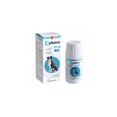 Vétoquinol- ZYLKENE 225mg - Bte/30 Gélules - Chiens de 10 à 30 kg - Nervosité, Stress