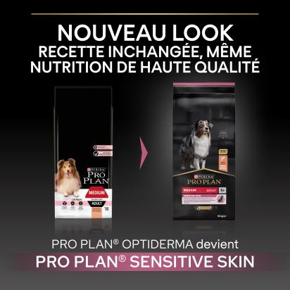 PRO PLAN Chien Medium Adult Sensitive Skin Saumon 14KG