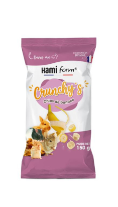 Crunchy's Chips de banane 150 gr pour tous rongeurs