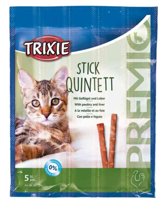 Premio Sticks Quintett à la volaille/au foie, 5 × 5 g