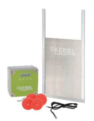 Kit complet porte poulailler automatique, 30X40cm, taille M