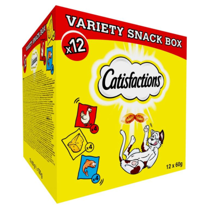 CATISFACTIONS BOX MIX 12X60GR