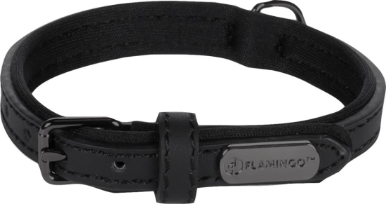 COLLIER CUIRE BINTI NOIR XL 