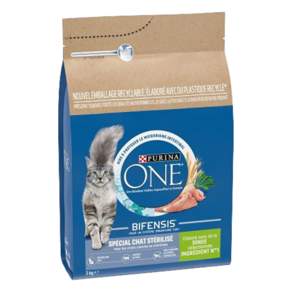 PURINA ONE CHAT DINDE 3KG