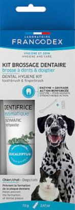 KIT DE BROSSAGE DES DENTS POUR CHIEN