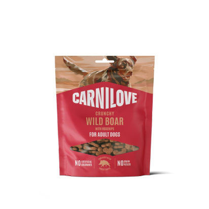 FRIANDISE CARNILOVE CRUNCHY POUR CHIEN ADULTE - SANGLIER - 200G