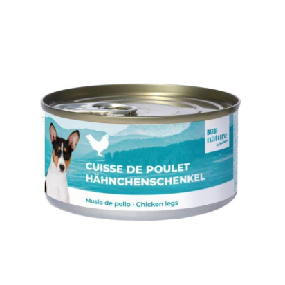 Pâtée pour chien Bubi Nature, cuisse de poulet, 70g