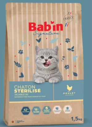 BAB'IN SIGNATURE CHATON POULET 1.5 KG