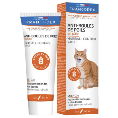 ANTI-BOULES DE POILS EN PATE POUR CHAT 70g