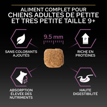 PRO PLAN Chien Small&Mini Adult 9+ Age Defence Poulet 3KG