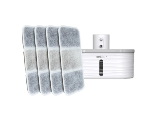 4 filtres au charbon actif pour fontaine nomade