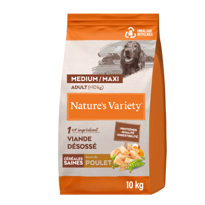 NATURE'S VARIETY chien Original med adult poulet 10kg