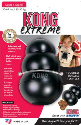 Kong® Jouet Extreme Noir Wobbler - Large