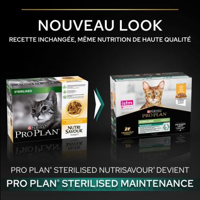 PRO PLAN Adult STERILISED MAINTENANCE Poulet Sauce 10x85g