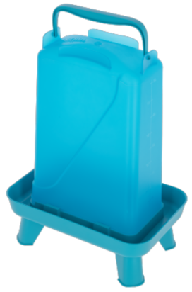 Abreuvoir pour volaille 5,5 L rectangulaire en plastique