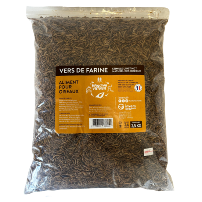 VERS DE FARINE DESHYDRATES 2.5KG 