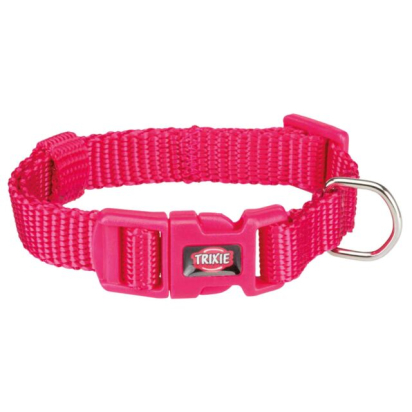 Premium collier, XXS–XS: 15–25 cm/10 mm, fushia