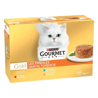 GOURMET PACK GOLD LES TIMBALES - 48 X 85G
