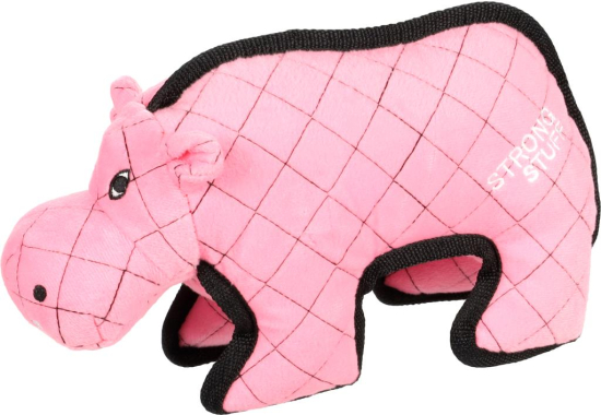 Jouet Qilta Hippopotame Rose 12cm L x 28cm l x 17cm H