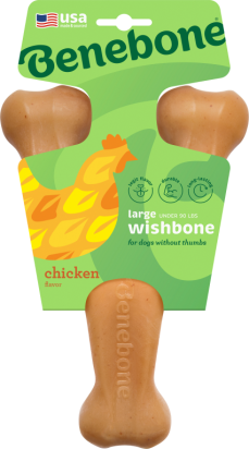 JOUET À MÂCHER WISHBONE SAVEUR POULET - TAILLE M