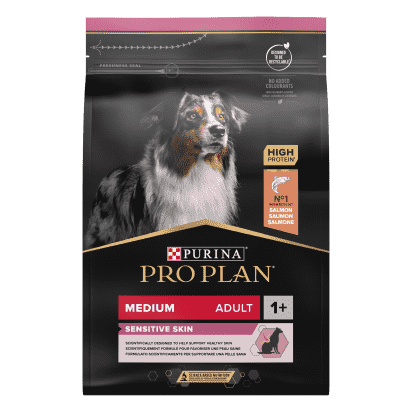 PRO PLAN Chien Medium Adult Sensitive Skin Saumon 3KG