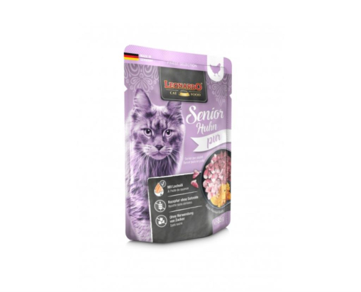 LEONARDO - Sachet fraîcheur Senior Poulet 85grs