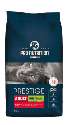 PRESTIGE CHAT ADULT MULTI - A LA VOLAILLE ET AUX LEGUMES 10KG