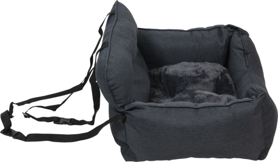 JACK & VANILLA BIZOU SIÈGE DE VOITURE GRIS FONCÉ 53X50X35CM