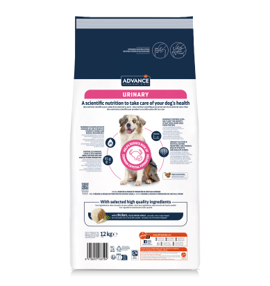 ADVANCE VETERINAIRE CHIEN URINARY 12KG