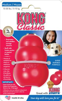 Kong® Jouet Classic Rouge Wobbler - Medium