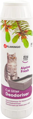 Désodorisant de litière pour chat Alpine Blanc