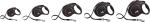 Flexi Laisse à enrouleur New Classic Tape Noir, Medium- 5 mètres