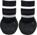 Chaussettes pour chiens, anti-dérapantes, XS–S, 2 Pcs, noir