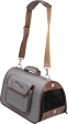 JACK & VANILLA BIZOU TRANSPORTEUR GRIS/BRUN 43X25X25CM