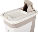 Conteneur à aliments June Rectangle Taupe et Blanc 4,1 Litres