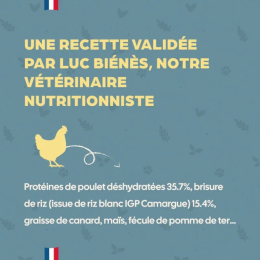 BAB'IN SIGNATURE SANS CEREALES MEDIUM ADULTE POULET 3 KG