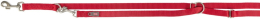 Premium laisse réglable, XS–S: 2,00 m/15 mm, rouge