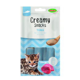 CREAMY SNACKS CHAT X4, THON, CHATON, 60G