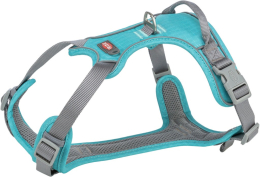 Premium harnais active, M–L: 60–75 cm/25 mm, aqua
