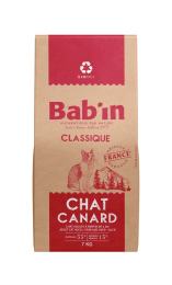 BAB'IN CLASSIQUE CHAT ADULTE CANARD 7 KG