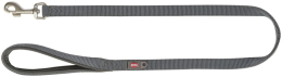 Premium laisse, XS–S: 1,20 m/15 mm, gris graphite