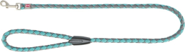 Cavo laisse, S–M: 1,00 m/ø 12 mm, aqua/gris graphite