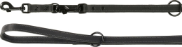 LAISSE ENTRAINEMENT NOIR 2M 20MM