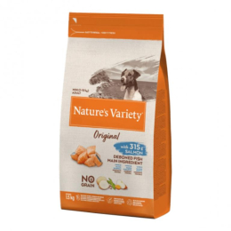 NATURE'S VARIETY chien Original No Grain mini adult saumon 1,5kg