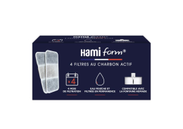 4 filtres au charbon actif pour fontaine nomade
