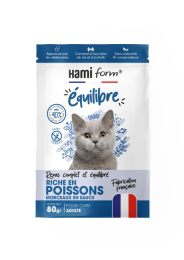 HAMI FORM REPAS EN SAUCE AU POISSON POUR CHAT - 80G