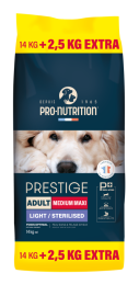 PRESTIGE CHIEN ADULTE MEDIUM MAXI LIGHT / STERILISES - 14 +2,5 KG
