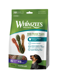 WHIMZEE Snack Brosse a dents XS 48PCS
